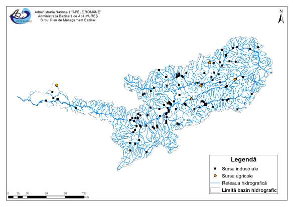Sursele punctiforme de poluare din Bazinul Hidrografic Mureș