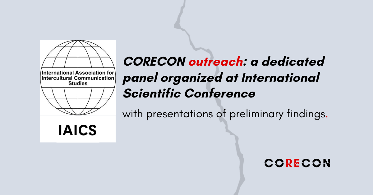 Understanding conflict across cultures and discourses: A report from a CORECON international science dissemination event  