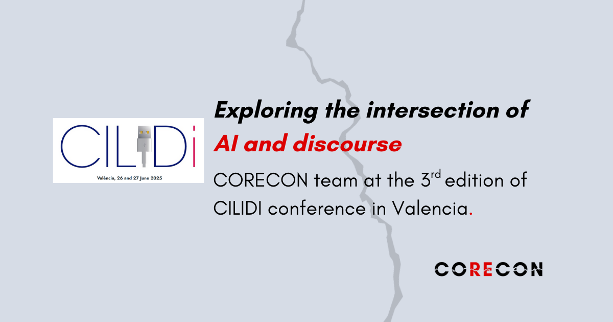 The CORECON Team at the 3rd Edition of CILIDI in Valencia