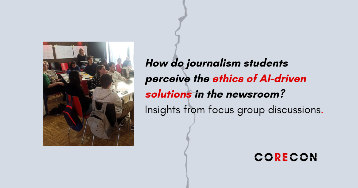 How do journalism students perceive the ethics of AI-driven solutions in the newsroom?